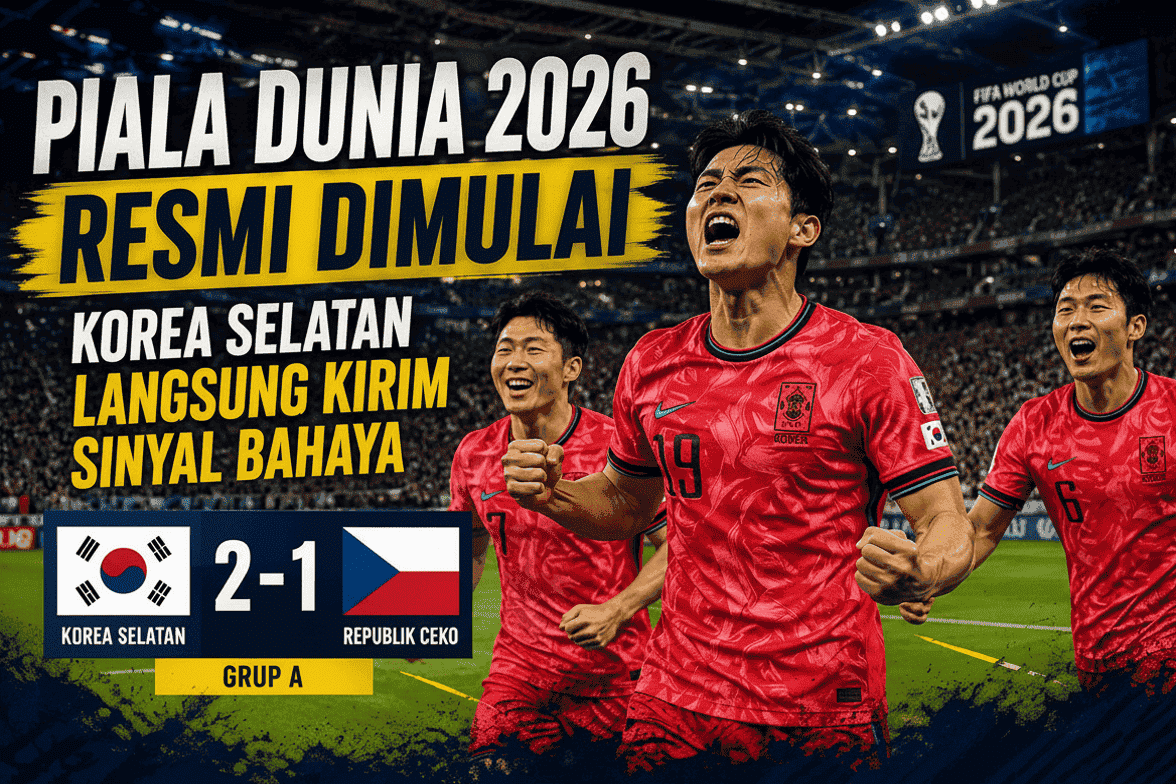 Piala Dunia 2026 Resmi Dimulai, Korea Selatan Langsung Kirim Sinyal Bahaya
