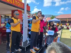 Jalan Sehat Bhayangkara,  Polres Tolitoli Panen Kebersamaan Dan Doorprize