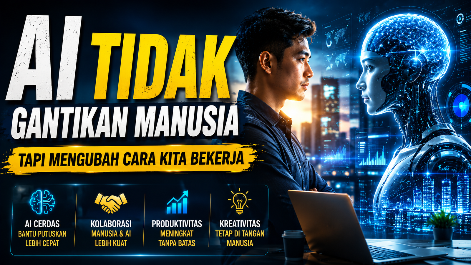 AI Tidak Akan Menggantikan Manusia, Tetapi Akan Mengubah Cara Manusia Bekerja