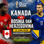 Kanada vs Bosnia Piala Dunia 2026