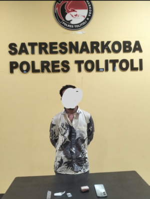 Polres Tolitoli Ringkus Terduga Pengedar Sabu, Amankan Barang Bukti Hampir 10 Gram