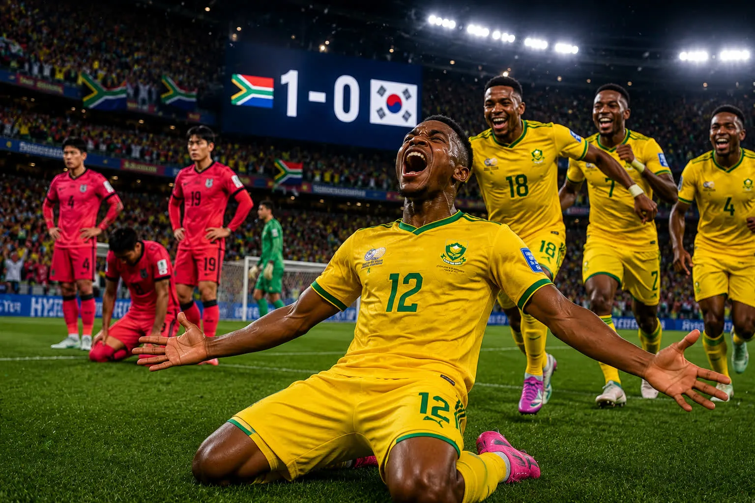Maseko Bawa Afrika Selatan Ukir Sejarah, Singkirkan Korea Selatan dan Lolos ke Fase Gugur Piala Dunia 2026 1 Maseko Bawa Afrika Selatan Ukir Sejarah, Singkirkan Korea Selatan dan Lolos ke Fase Gugur Piala Dunia 2026