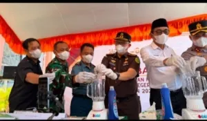 Sabu Rp200 Juta Di Musnakan, Kejari Tolitoli Kirim Pesan Keras ke Bandar Narkoba