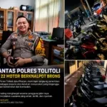 Brong Menggelegar, Warga Terganggu! Satlantas Tolitoli Bertindak, 22 Motor Dijaring