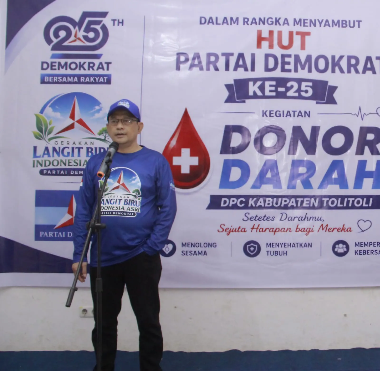 Setetes Darah, Sejuta Harapan: Demokrat Tolitoli Gelar Donor Darah Sambut HUT ke-25 1 Setetes Darah, Sejuta Harapan: Demokrat Tolitoli Gelar Donor Darah Sambut HUT ke-25
