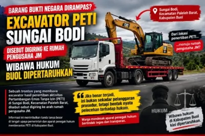 BARANG BUKTI NEGARA DIDUGA DIRAMPAS DI JALAN!
